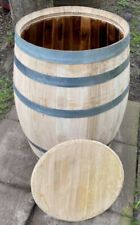 150 Liter Regentonne aus einem Kastanien Holzfass