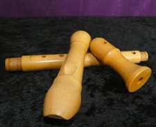 Komplett-Set! Sehr schöne, klangvolle Schneider Alt-Blockflöte, deut. Griffw.