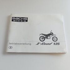 Sachs Bikes X-Road 125 Fahrerhandbuch Betriebsanleitung Bedienungsanleitung