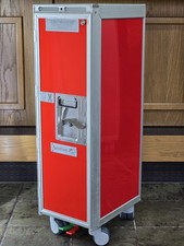 AUSTRIAN AIRLINES Flugzeugtrolley +7 x Eins. NEU, Aircraft cart +7 x Drawers New