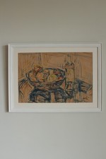 Gerahmtes Aquarell Stillleben