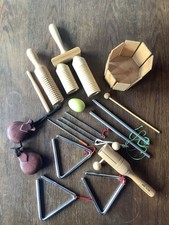 Musikinstrumente Set Musikgarten - Holz und Metall - für Kinder Ab 3 Jahren