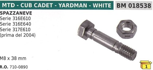 Sicherheitsbolzen m8x38 - m8x38, mm