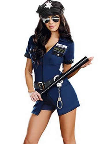Damen polizei kostüm - damen,