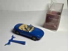 Herpa 1:87 / H0   #021418 Mazda MX 5 Cabrio   blau   mit OVP    GTS
