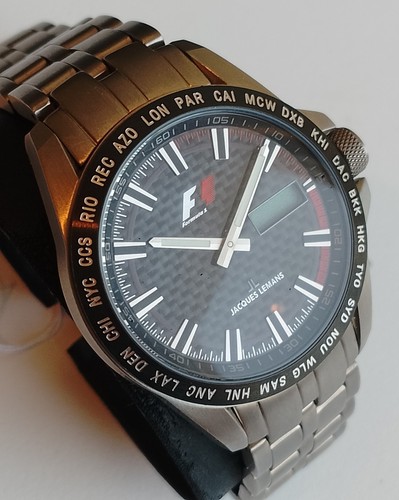 Jacques lemans world timer - f1,