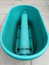 elho Corsica Flower Bridge Oval 60 Übertopf für Balkon/Außen Türkis (Gebraucht)