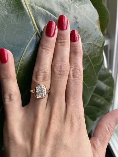 Diamantring kissenschliff - diamantring, 14
