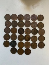 2 Pfennige  33Stück (nicht Magnetisch) 1950-1967 Dachbodenfund 