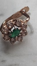 Ohrringe alt Rotgold 585