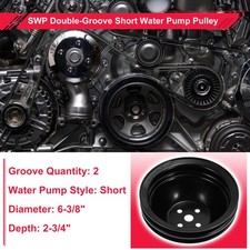 SWP Doppelrippen Riemenscheibe