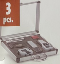 Messwerkzeug Set 3 Stück inkl. Laser Wasserwaage Distanz Metall Leitungs Holzba.