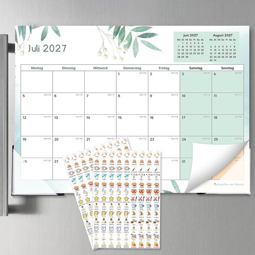 Magnetischer monatskalender - magnetischer,