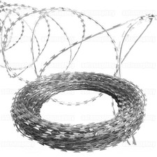 Stacheldraht mit Klemmen
