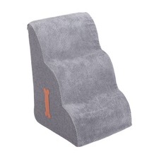 Hundetreppe 3 Ebenen Grau