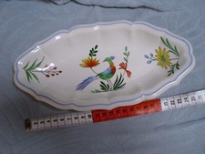 Gien "Oiseaux De Paradis" Beilagen-Schale oval 26 x 13 cm Gebäck Schälchen