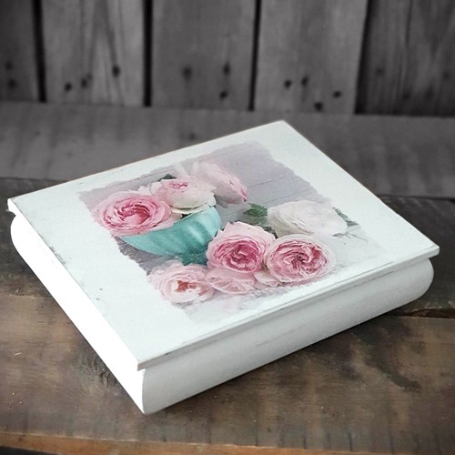 Vintage 24x20cm holzkästchen - vintage,