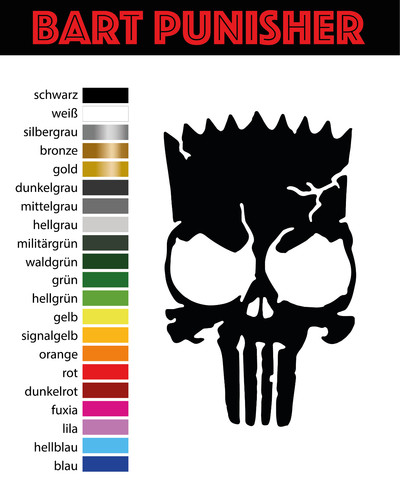 Bart simpson punisher - simpson,