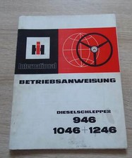 IHC Schlepper 946 +1046 + 1246 Betriebsanleitung