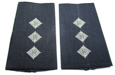 Rangabzeichen Luftwaffe Hauptmann weiß/blau Bw Schulter Klappen Schlaufen