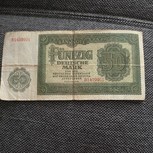 Deutsche mark banknote - mark,