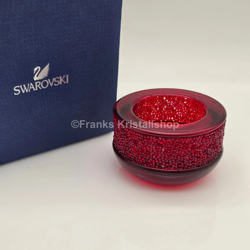 Swarovski shimmer teelicht rot - swarovski,