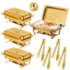 4x Chafing Dish Speisenwärmer