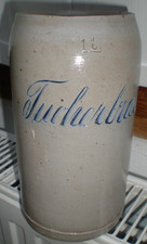 Uralter 1L vorne  handgedrehter, geritzter Krug  Tucherbräu Nürnberg