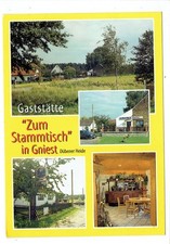 AK GNIEST Gaststätte "Zum Stammtisch" Dübener Heide Kemberg Ldk. Wittenberg