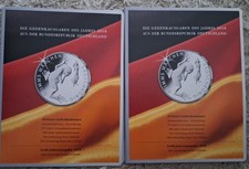 MÜNZFOLDER 2018 BLISTER FÜR 5x 10 EURO GEDENKAUSGABEN - OHNE MÜNZEN Folder