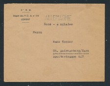 K3665) Kriegsgefangenenpost