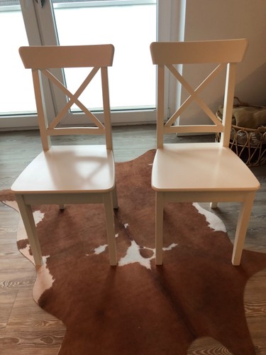 Weiße ikea stühle ingolf - weiße,