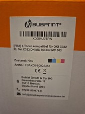 OKI 4er Set Toner XXL für C 332 DN, C 332 DNW, MC 363 DN, MC 363 DNW, MC 363 N