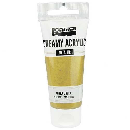 Cremige acrylfarbe metallic - acrylfarbe,