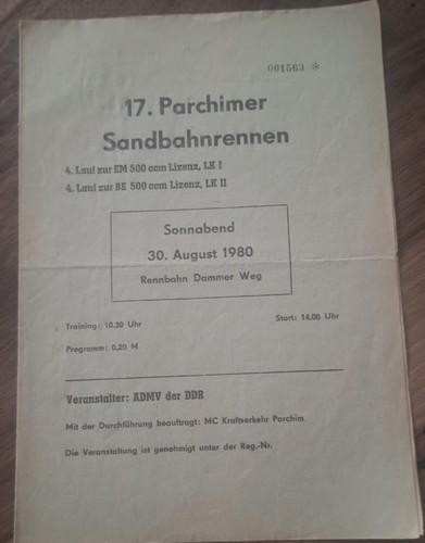 Speedway programm sandbahn - ,