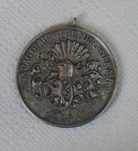 Medaille der jagdausstellung - der,