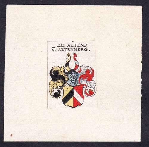 Alt von altenburg wappen - alt, coat