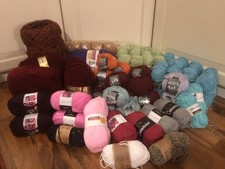 Wolle Paket/ Konvolut- knapp 5 kg, häkeln, Stricken, Amigurumi