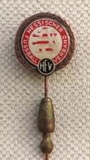 Original Ehrennadel Hessischer Fussball Verband HFV Abzeichen 80er Jahre Pin 
