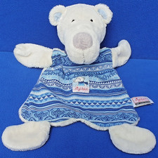 SIGIKID BÄR EISBÄR 48580 SCHMUSETUCH KUSCHELTUCH COMFORTER POLAR BEAR BLAU WEISS