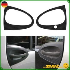 2PCS Türgriff Aufkleber Kohlefaser Stil Stickers Für Benz Smart Fortwo 451 07-14