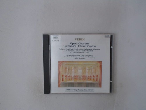 Opera choruses verdi - choruses, g.:
