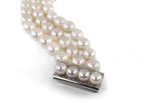 Armband mit akoya perlen - armband,