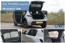 Sonnenschutz für Peugeot 208  ab BJ. 2019, hinten und Heckscheibe