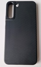 Schutzhülle Spigen Liquid Air für Galaxy S22, Schwarz Case Hülle Handyhülle