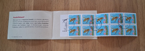 Briefmarken heft ddr 1990 - briefmarken,
