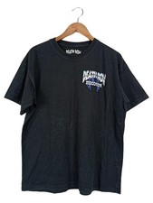 Pull&Bear Herren T-Shirt Death Row Records Schwarz Gr. M Baumwolle Streetwear