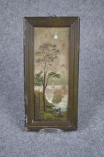 Altes Gemälde Glasmalerei im