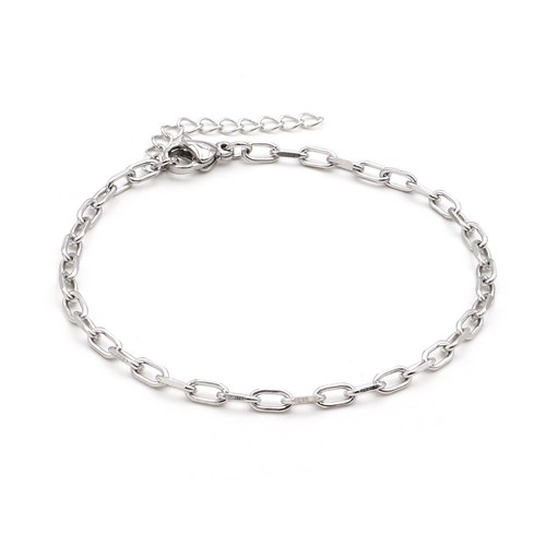 Paperclip armband edelstahl - armband,