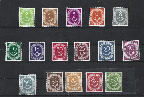 Posthornsatz postfrisch alle - posthornsatz,